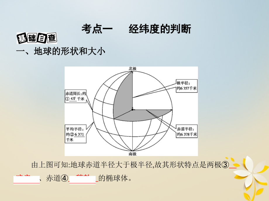 2019届高考地理一轮复习第一单元地球和地图第一讲地球仪与地图课件201804274112_第4页