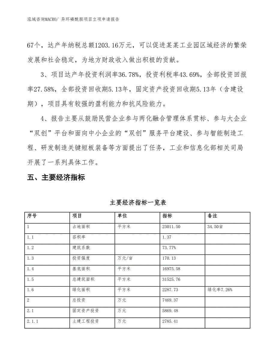 异环磷酰胺项目立项申请报告_第5页