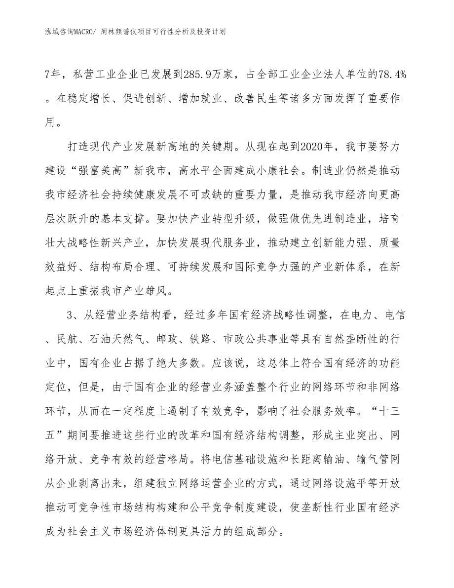 周林频谱仪项目可行性分析及投资计划_第5页