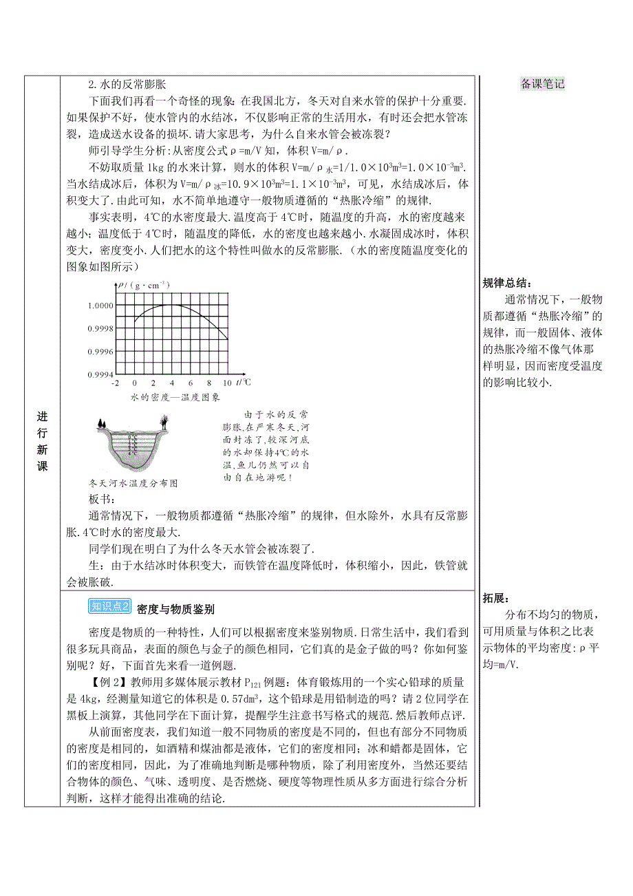 2018-2019学年八年级物理上册 第六章 第4节 密度与社会生活导学案 新人教版_第3页