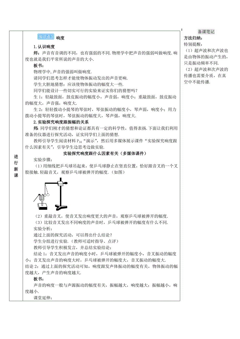 2018-2019学年八年级物理上册 第二章 第2节 声音的特性导学案 （新版）新人教版_第4页