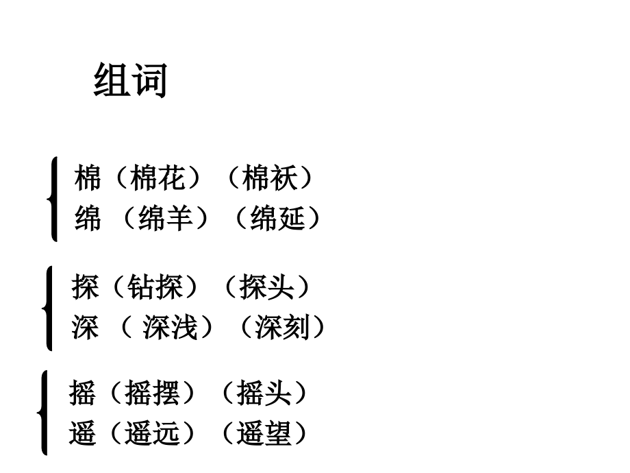 二年级语文下册第一单元复习_自用.ppt_第4页