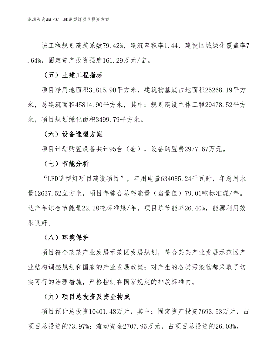 LED造型灯项目投资方案_第3页