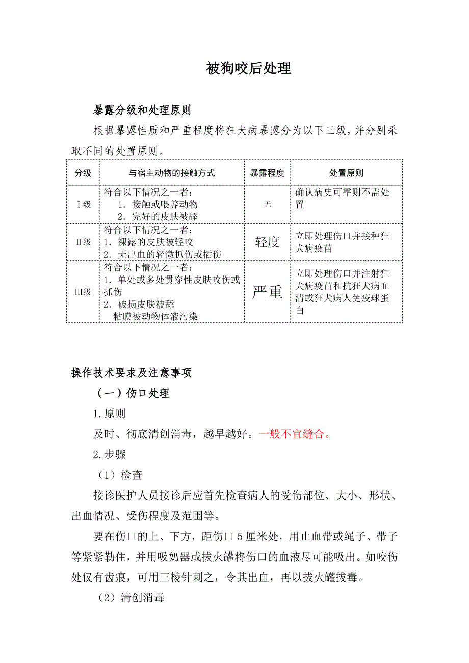 被狗咬伤处理(总结).doc_第1页