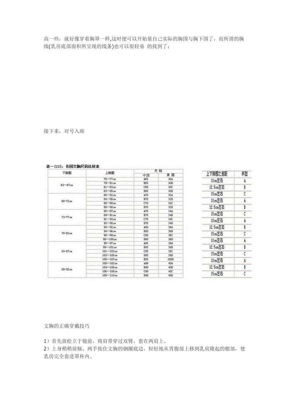 文胸知识你全都懂最全的介绍让你找到属于你的和舒服的戴法图文并茂_第2页