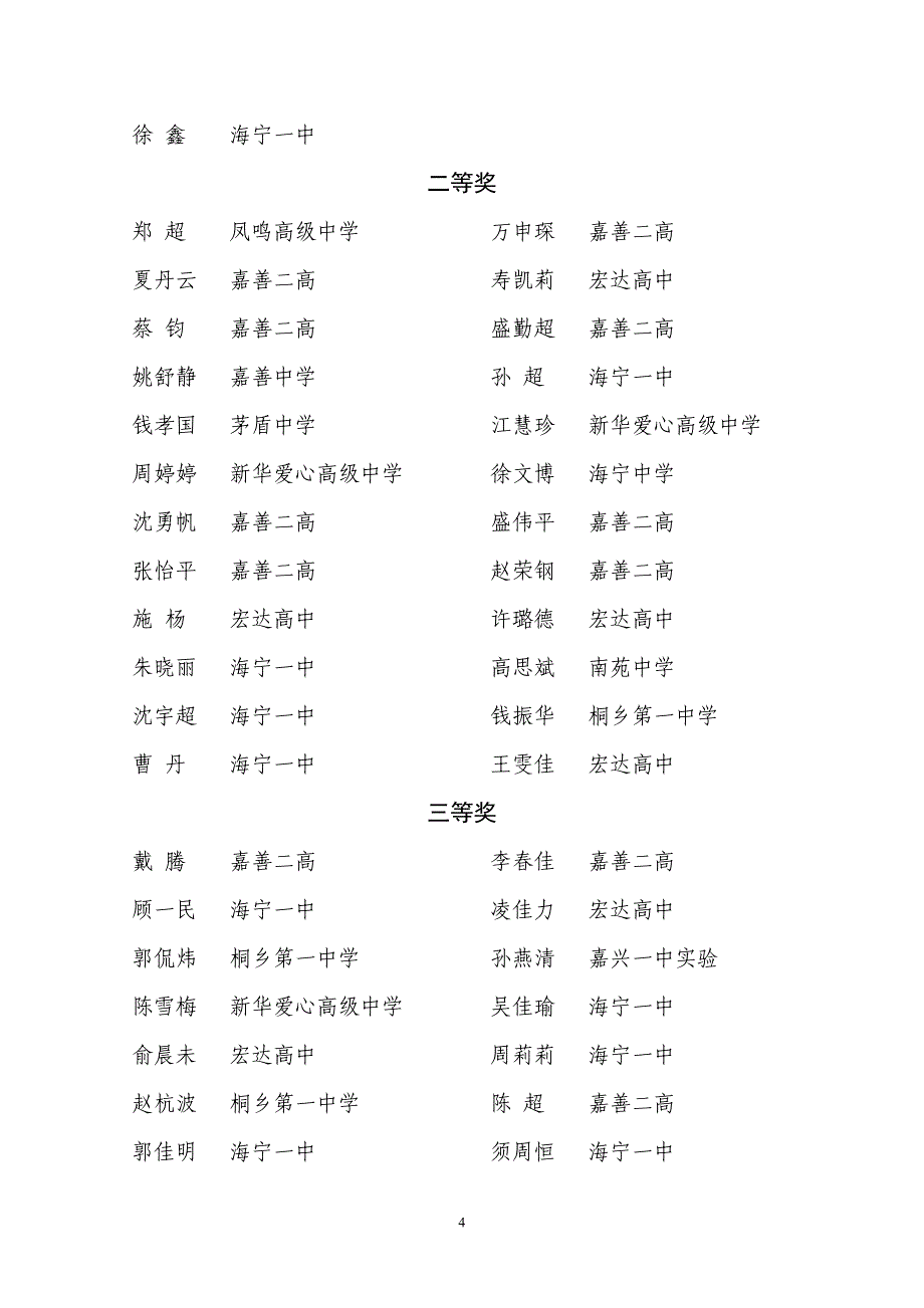 关于公布2009年浙江省_第4页