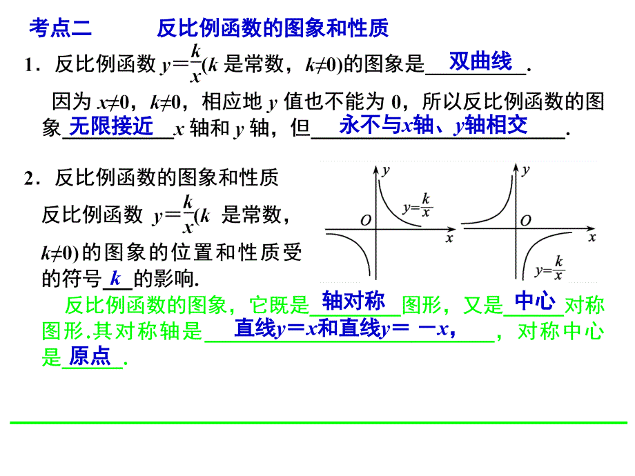 2015中考数学复习课件11反比例函数及应用-第一轮复习第三单元函数及图象_第4页