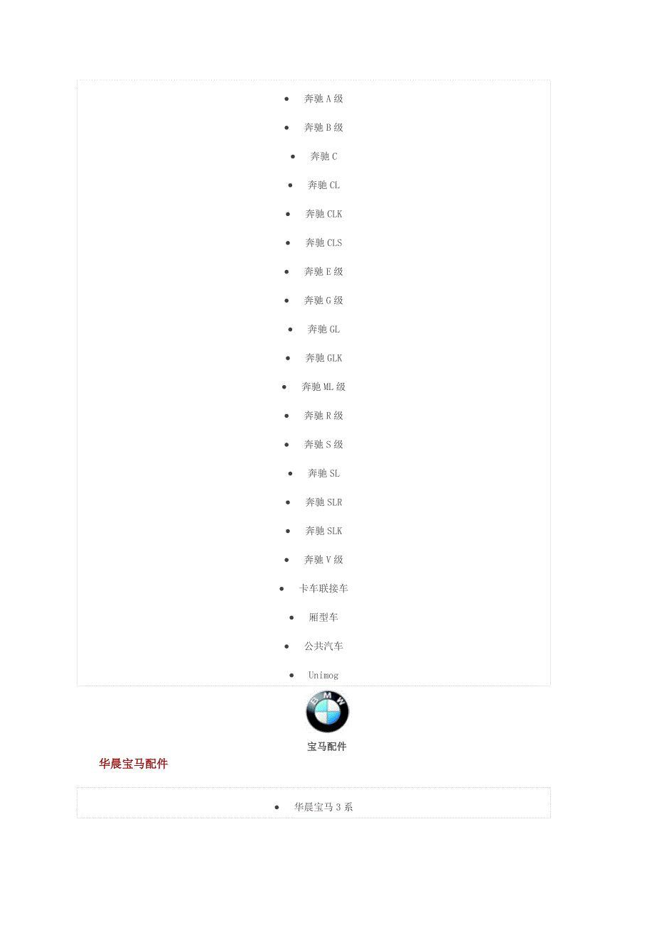 名车汽车配件品牌大全_第3页
