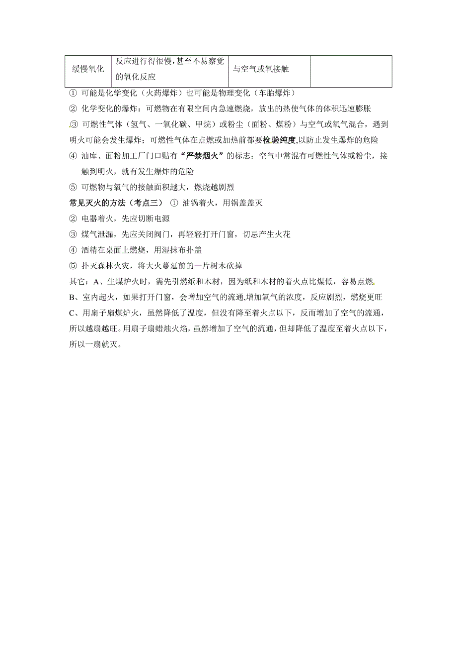 8.1 燃烧和灭火 教案 （人教版八年级全册）1_第2页