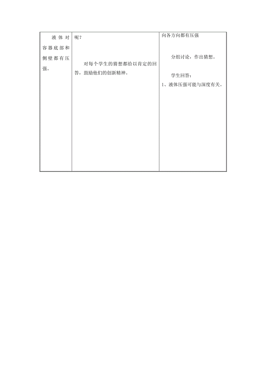 8.2 液体内部的压强 教案 北师大八年级上 (4)_第2页