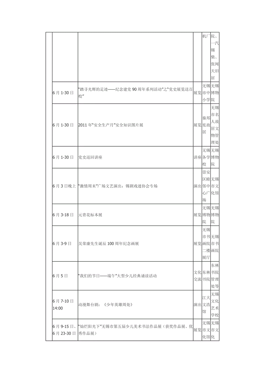 无锡6月份公益文化活动_第2页