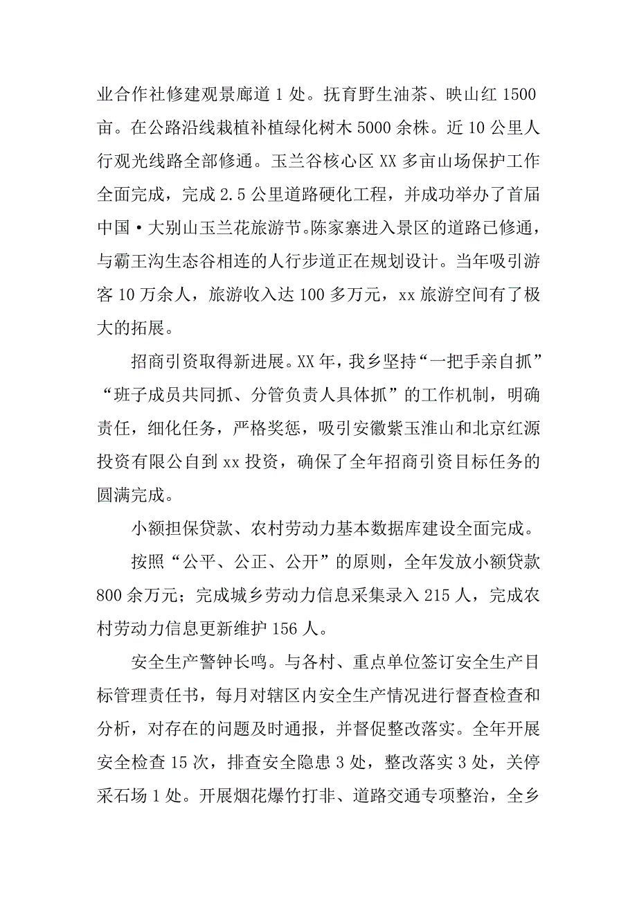 乡镇领导班子xx年度工作总结.doc_第4页