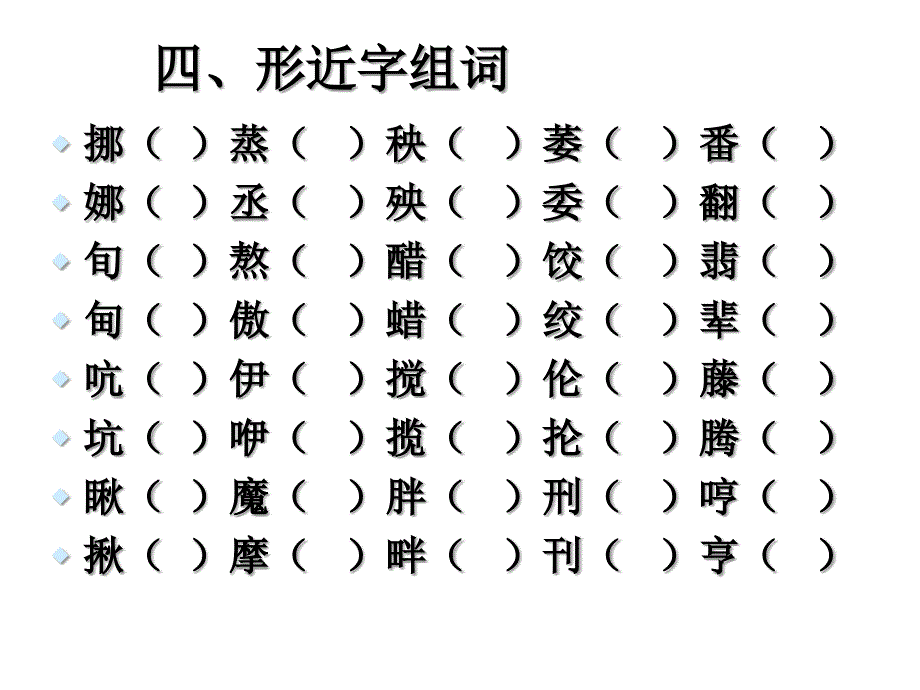 人教版六年级语文下册复习课件_第3页