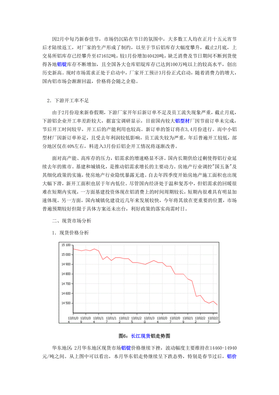 2013年2月铝业综述铝价走势远不及预期_第4页