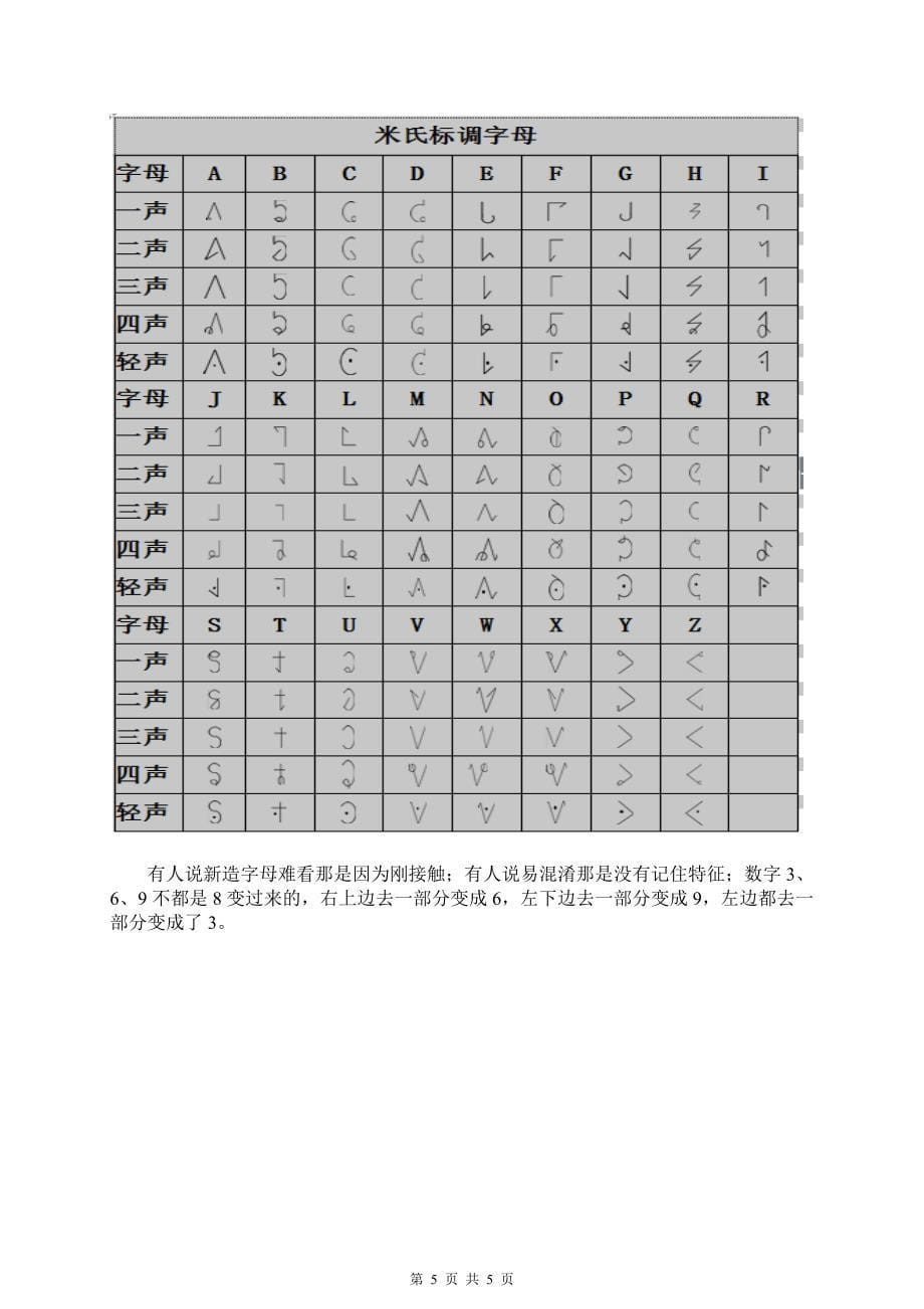 米氏文字——版本3.9_第5页