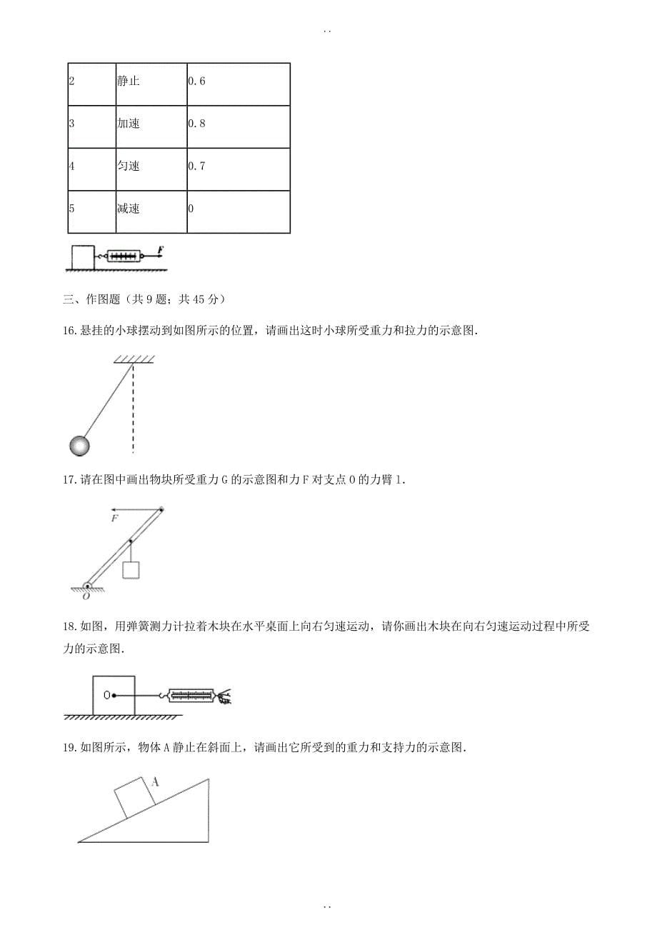 最新山东省济南市最新物理中考专题复习力_含答案_第5页