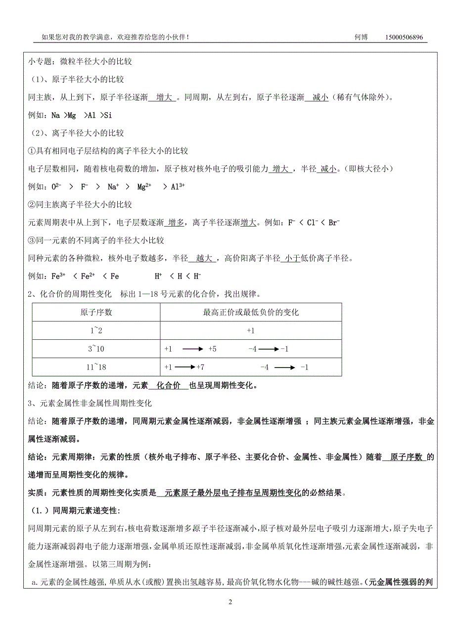 元素周期表和元素周期律何博_第2页