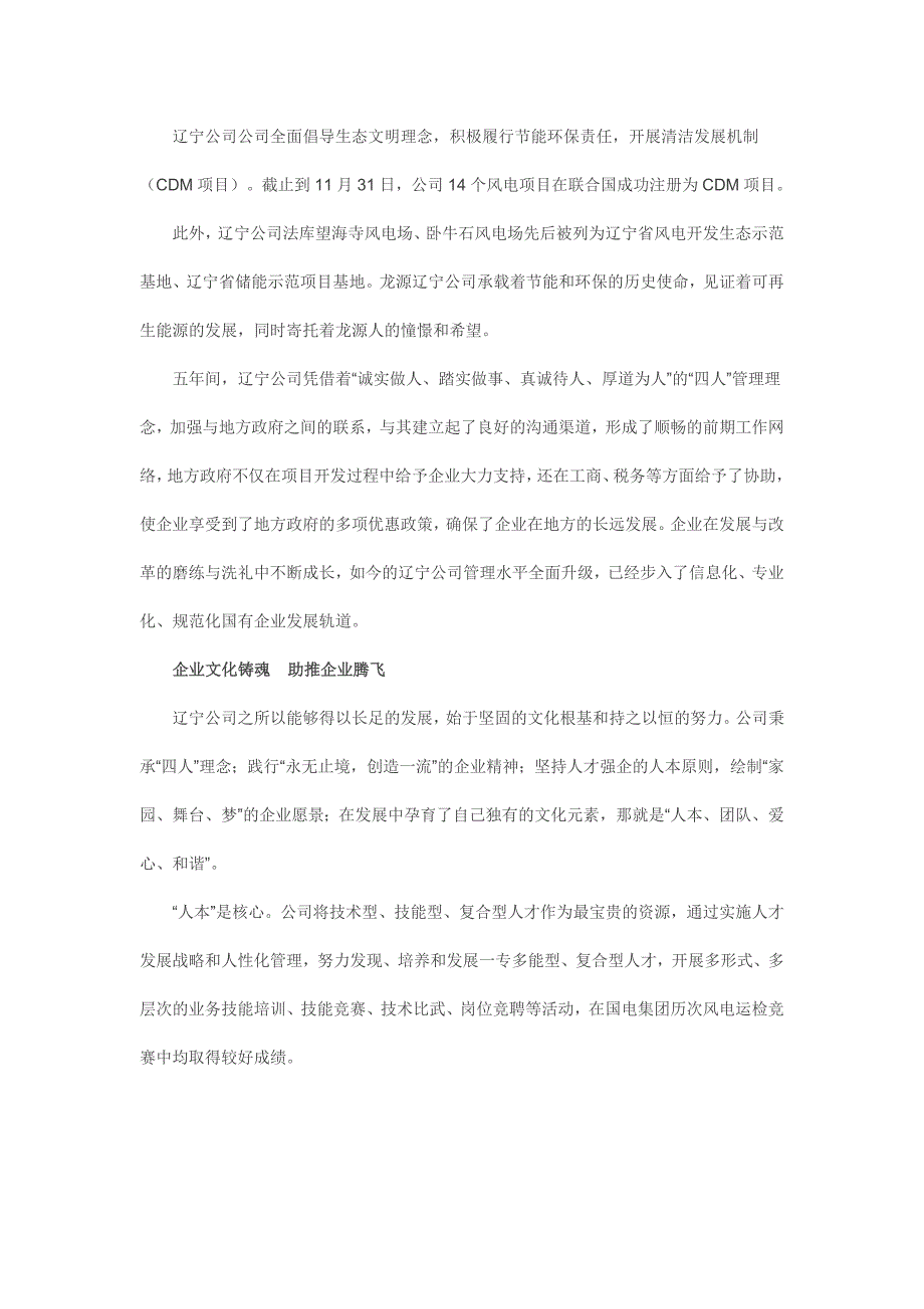 鼎力打造百万千瓦级一流风电公司_第2页