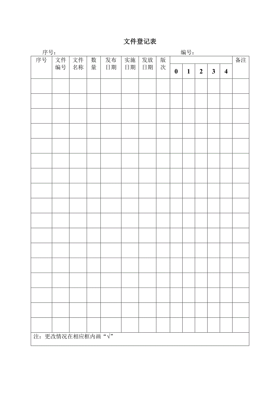 常用表单范本大全(word档，76页）_第1页