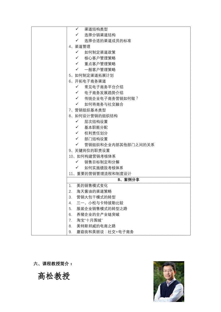 高松教授-实战性创新市场营销课程提纲_第5页