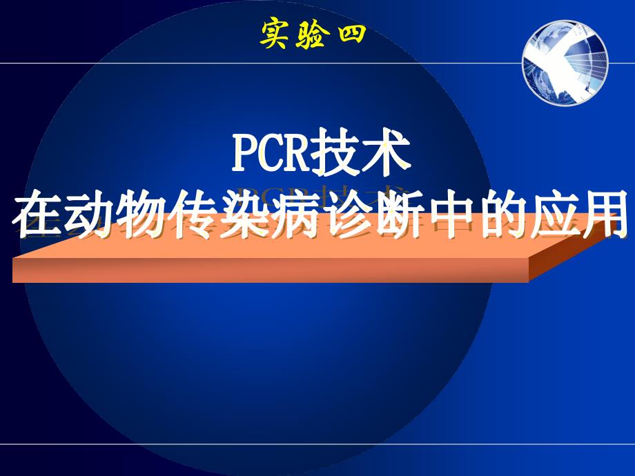 课件：实验四cr技术在动物传染病诊断中的作用_第1页