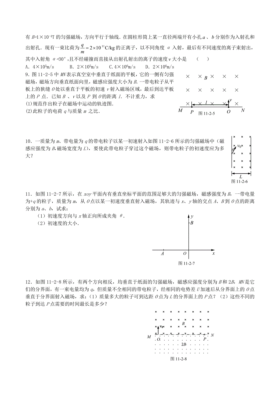 2015高中物理 第三章 磁场章末复习 新人教版选修3-1_第2页