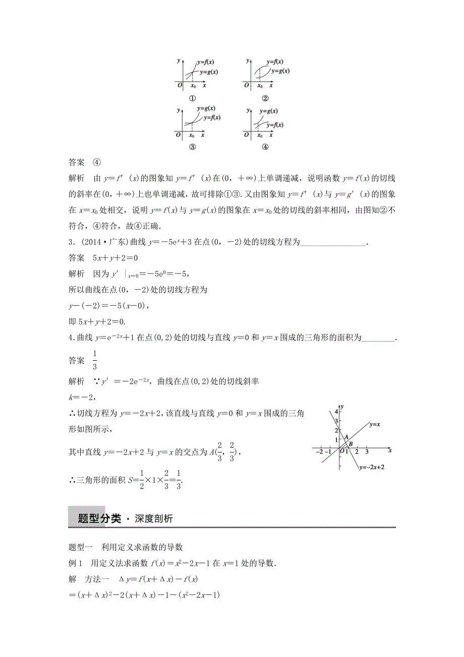 2016高考数学大一轮复习 3.1导数的概念及运算教师用书 理 苏教版_第3页