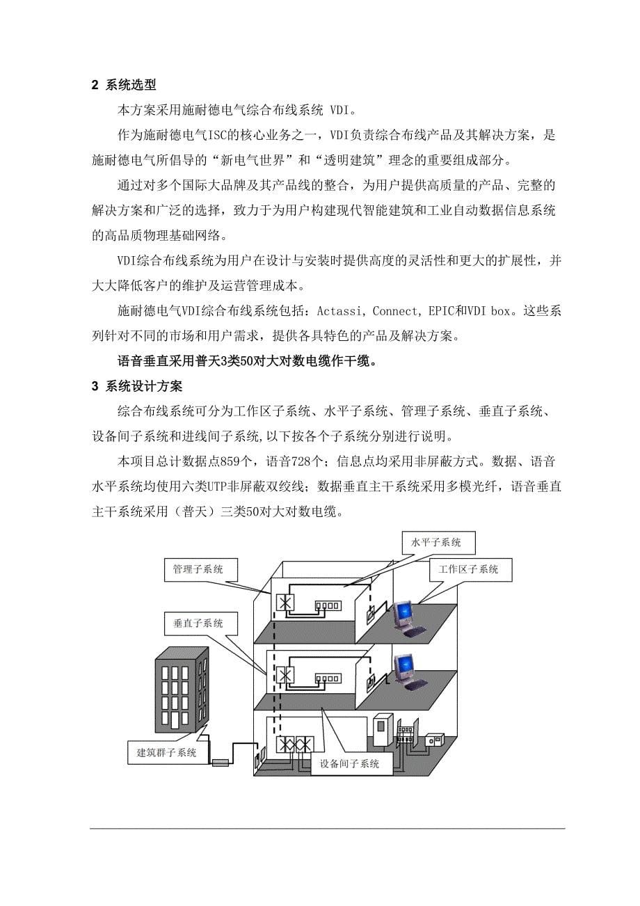 综合布线系统施耐德_第5页