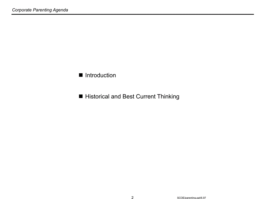 accentre的战略培训教程-corporate parenting strategy_第2页