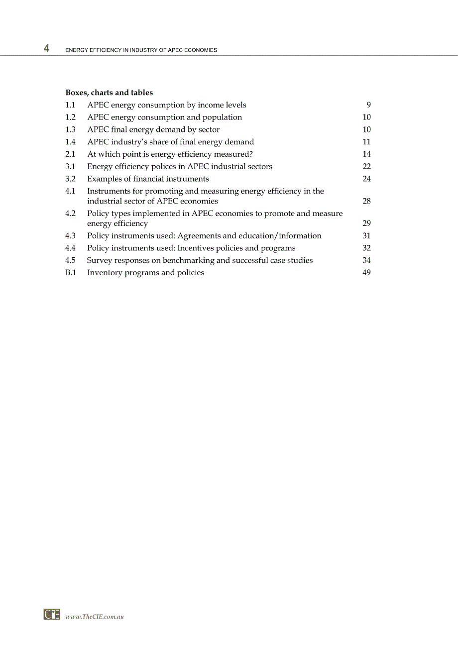 apec工业能源效率研究报告 energy efficiency in industry_第4页