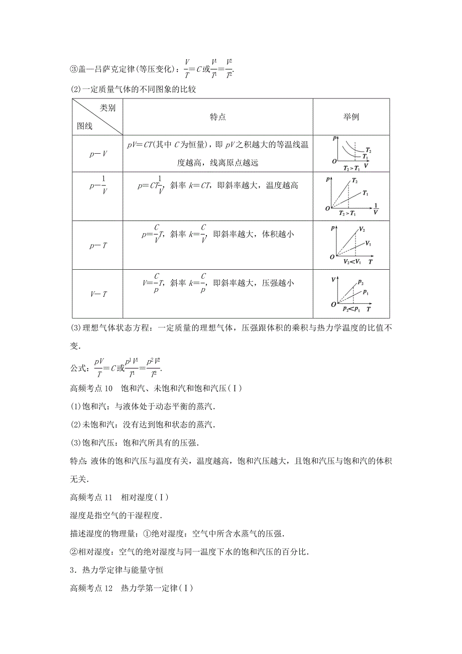 （全国通用）2016版高考物理大二轮总复习 增分策略 第二篇 考前保温训练 第4天 热学（选修3-3）_第3页