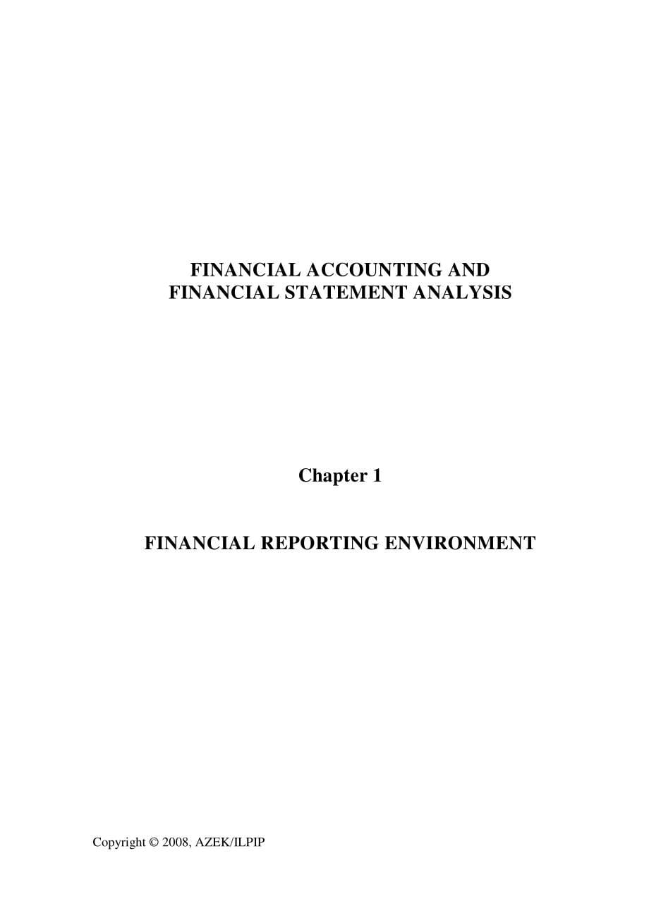 ciia课程 财务会计和财务报表分析_第5页