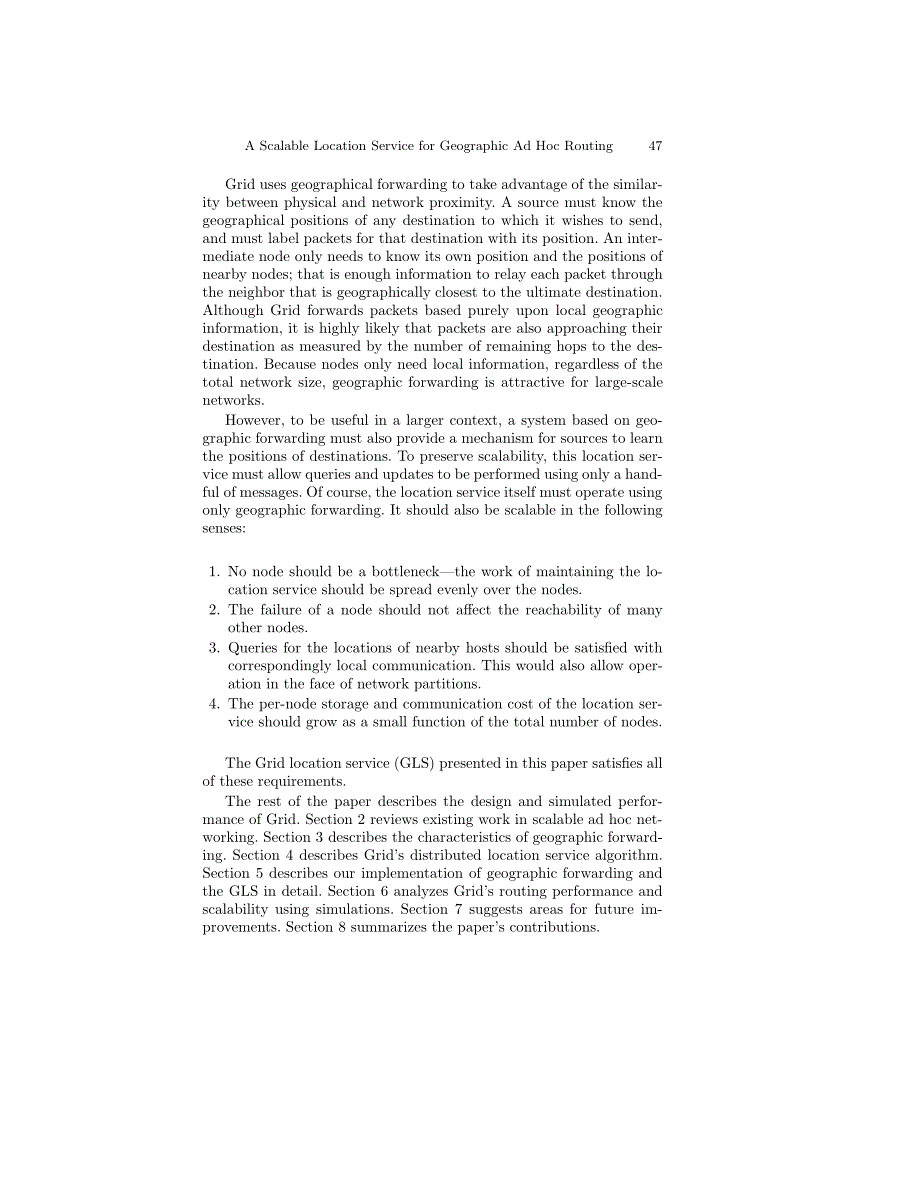 网络通信专业资料：a scalable location service for geographic ad hoc routing_第3页