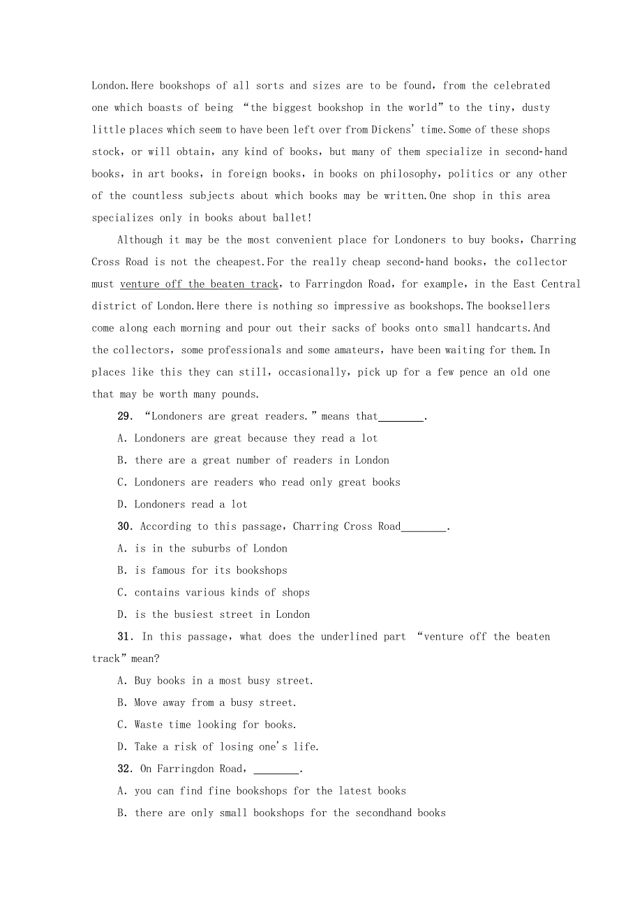 河南省太康县2016-2017学年高一英语下学期期末考试试题（b卷）_第4页