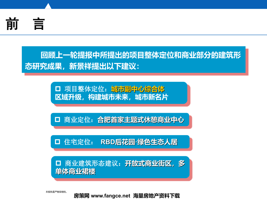 新景祥_合肥安粮城市广场综合体项目产品规划与营销策略建议_93_2009年_第2页