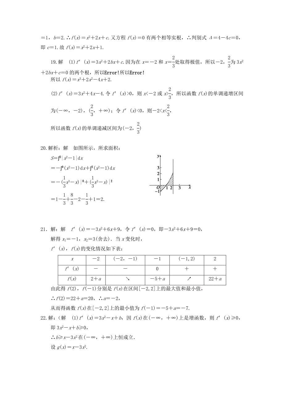 河南省周口市中英文学校2012-2013学年高二数学（理）下学期第一次月考试题_第5页