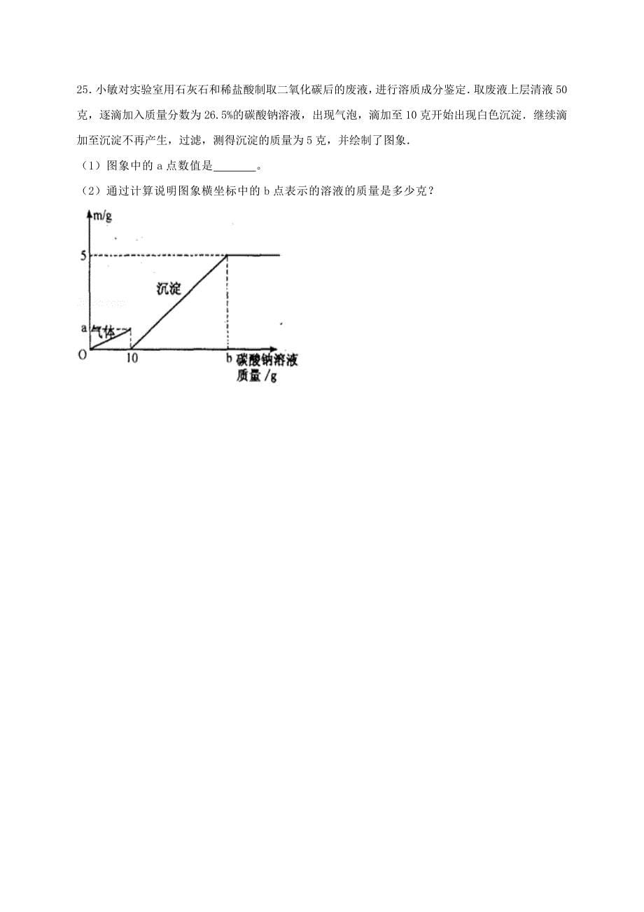 山东省临沂市平邑县平邑镇九年级化学下册 第十一单元 盐 化肥测试题（新版）新人教版_第5页