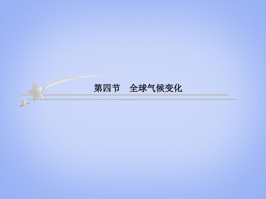 2013年高考地理总复习 2-4 全球气候变化课件 新人教版必修1_第1页