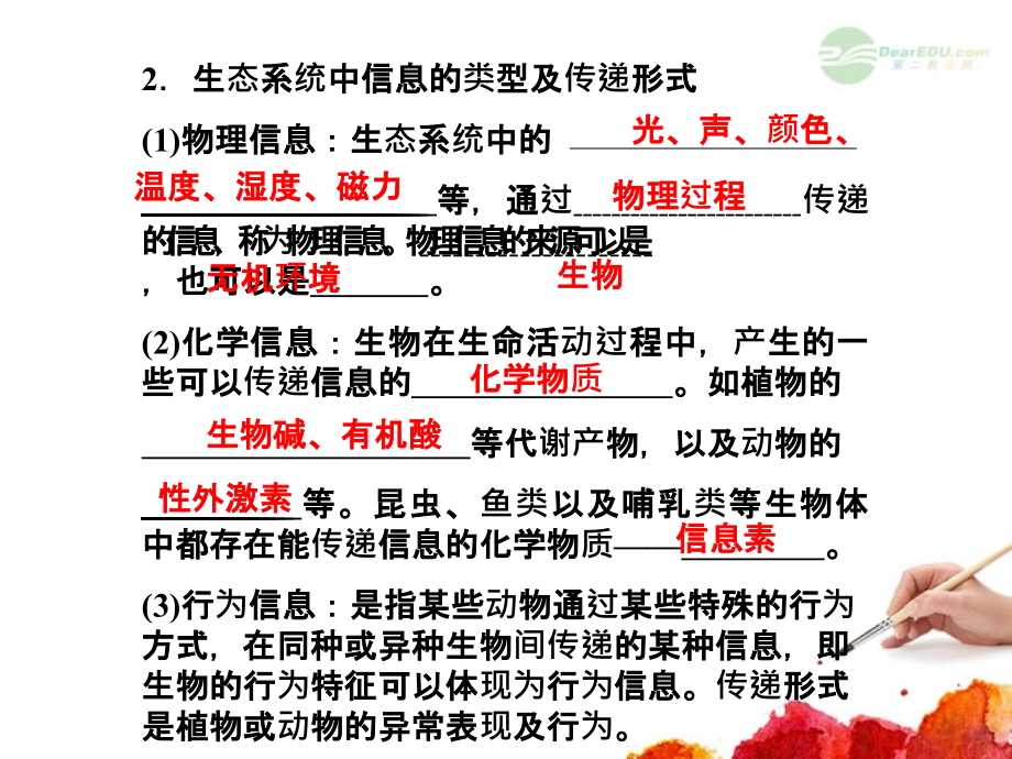 2013高考生物一轮复习 5.61 生态系统的信息传递生态系统的稳定性课件 新人教版修3_第3页