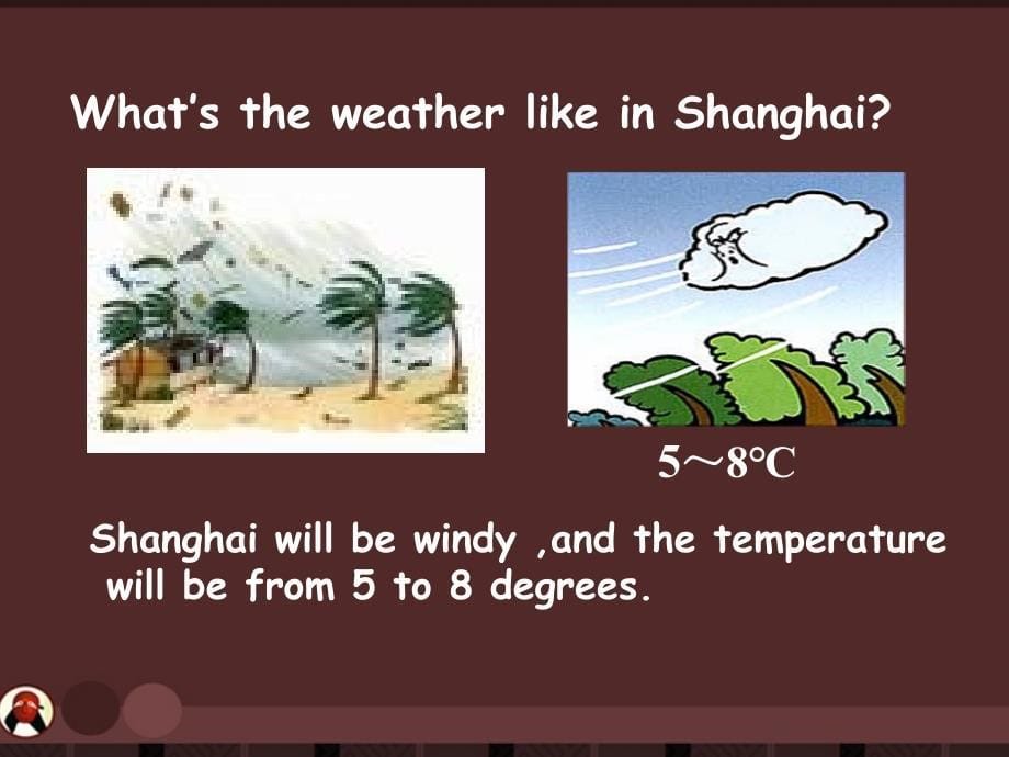 八年级英语下册 module 11 unit 1 it may be cold tomorrow精品课件 外研版_第5页