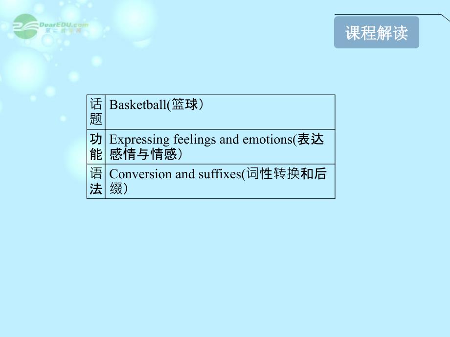 2013高考英语 module1 basketball课件 外研版版选修7_第3页