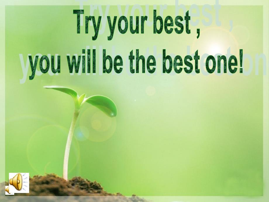 八年级英语下册 unit 3try your best ,you will be the best one 人教新目标版_第1页