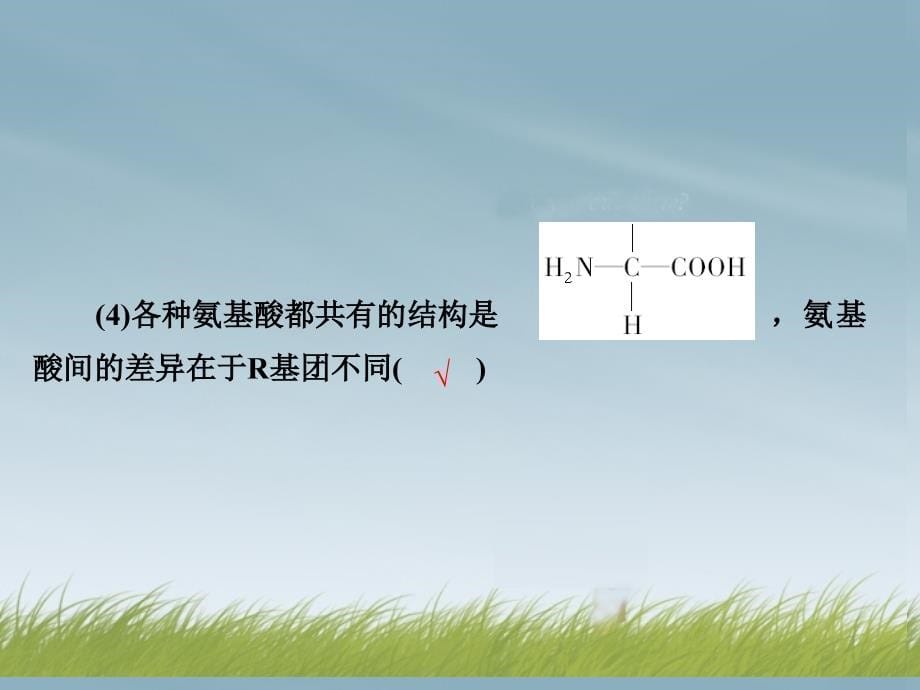 2014届高考生物一轮指导 1.3蛋白质课件 新人教版必修1_第5页