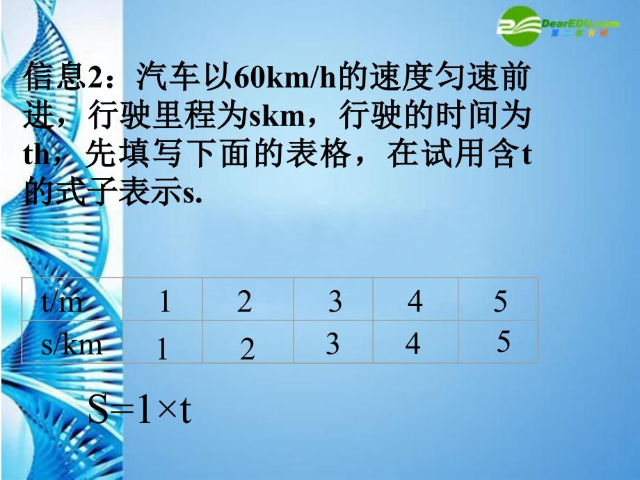 八年级数学上册 14.1变量与函数 第一课时 课件 人教新课标版_第3页