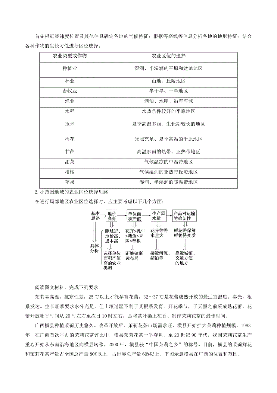 高三地理一轮复习 最拿分考点系列 考点08 农业区位条件的选择 新人教版_第3页