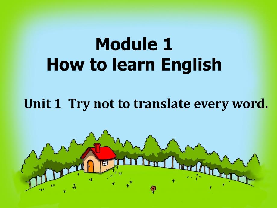 八年级英语上册 module 1 unit 1精品课件 外研版（小学起点）_第1页