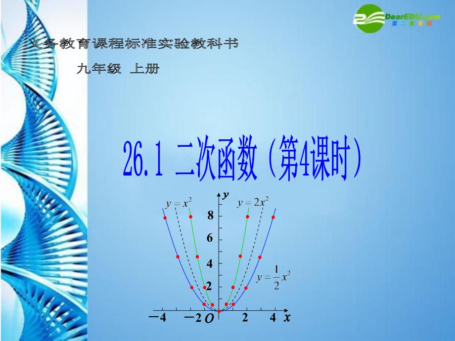 九年级数学下册 26.1 二次函数第四课时课件 人教新课标版_第1页