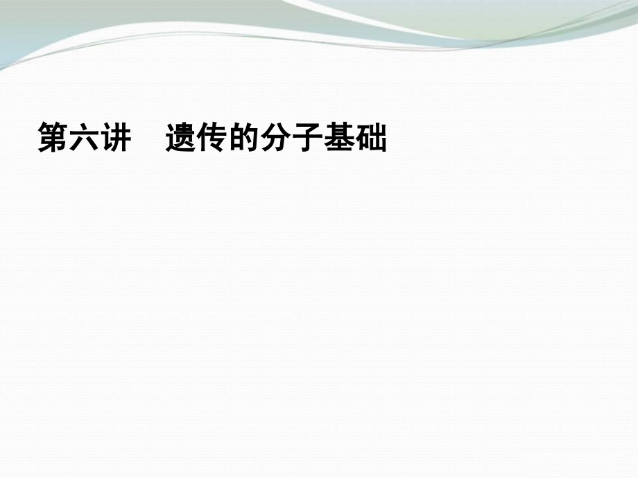 2013届高考二轮复习全攻略 1-3-6《遗传的分子基础》课件 新人教版_第3页