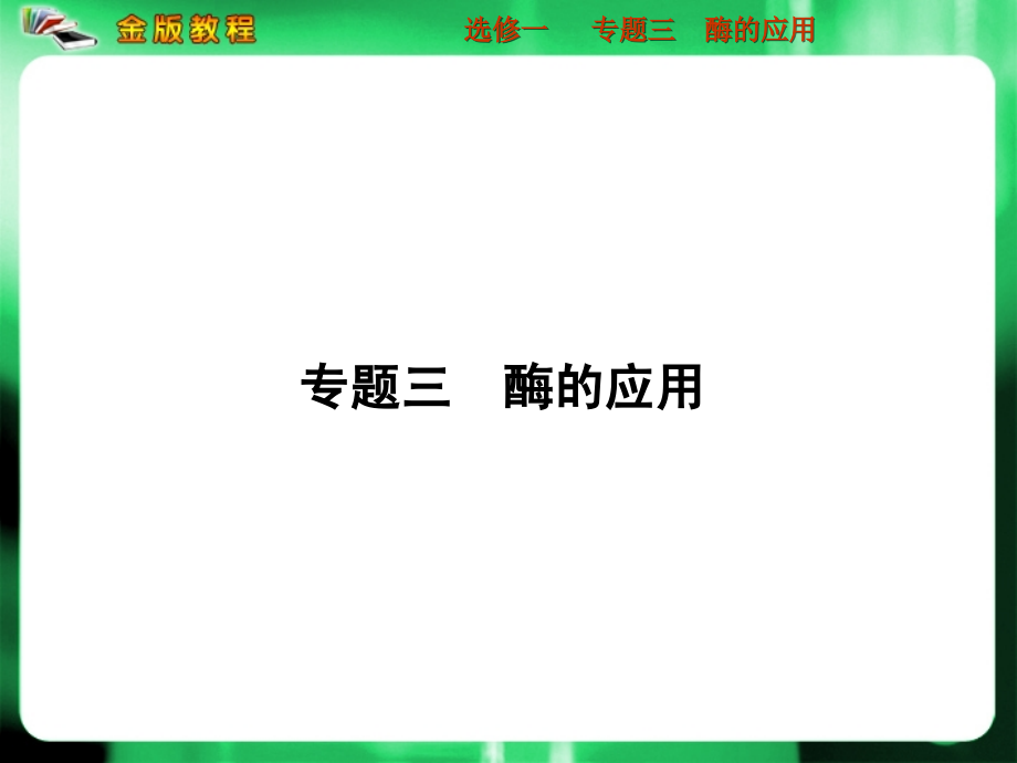 2013届高考生物一轮复习 3 酶的应用课件 新人教版 新人教版选修1_第2页