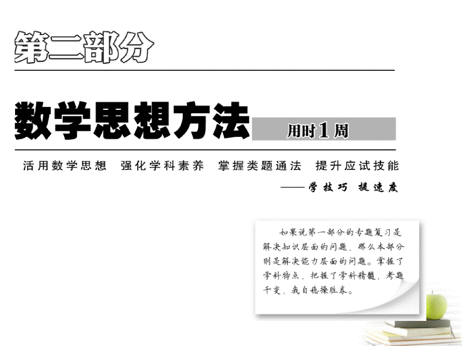 2013高考数学二轮专题复习 第二部分 专题1 分类讨论思想课件 新人教版（江苏专版）_第2页